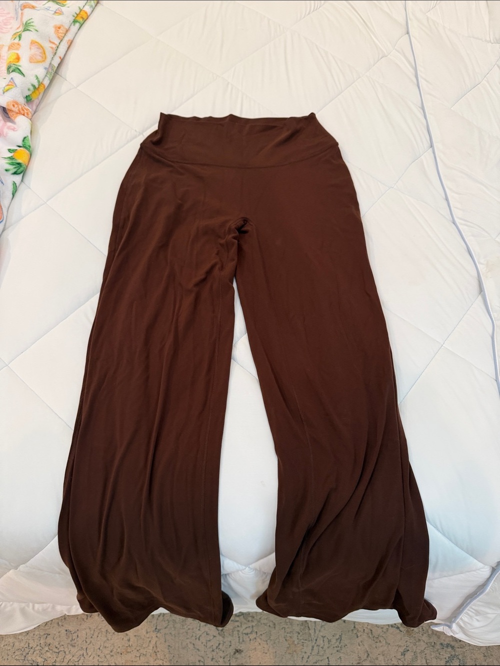 CRZ YOGA brown wide leg pants
